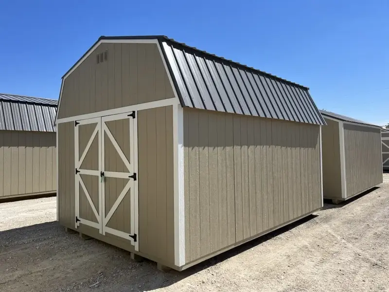 12x16 Economy Lofted Barn 1